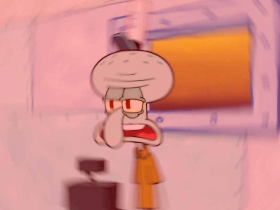 annoyed Squidward